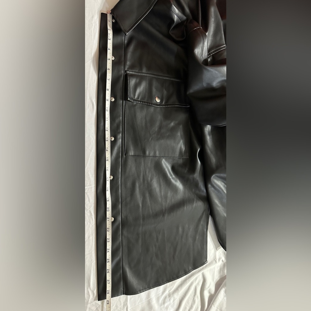 ZARA women Faux leather jacket S - Picture 9 of 9